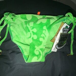 Juicy Couture Neon Green Bikini Top